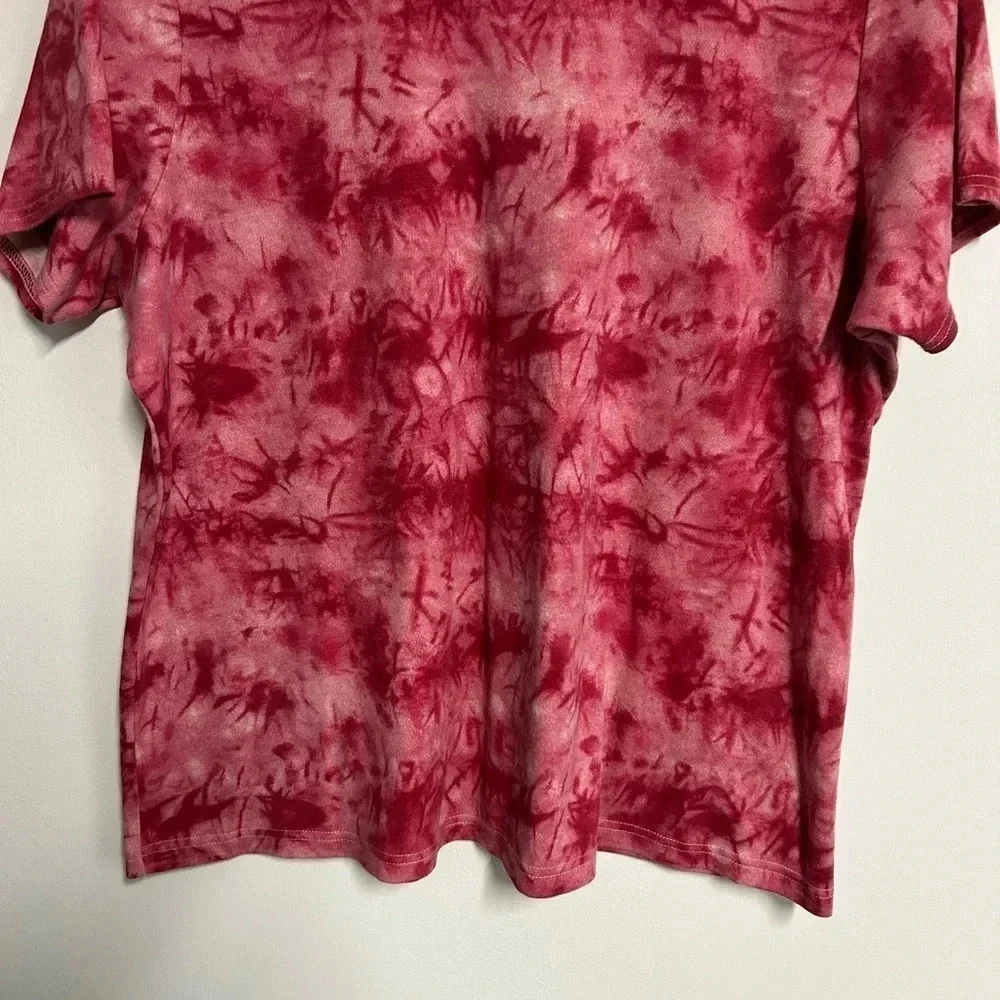 Venezia Women’s Size 18/20W Tie Dye Embellished T Shirt Bohemian Hippie‎